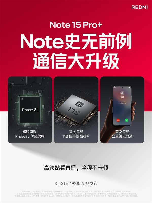 REDMI Note 15 Pro+首搭
