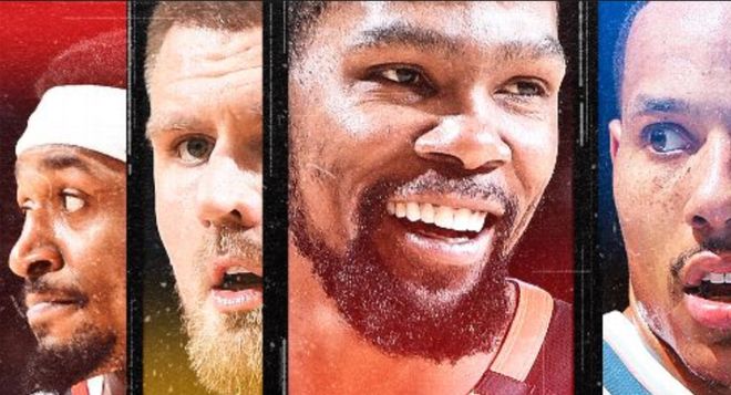 ESPN公布新面孔排名：杜兰特居首艾顿第5 格林第10比尔第12